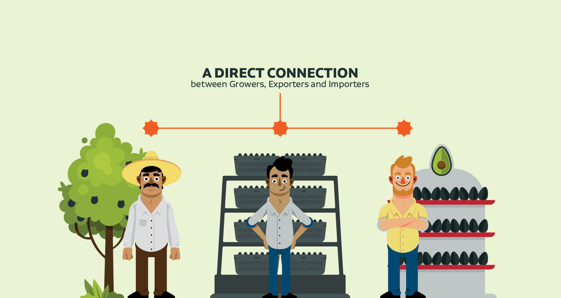 A Direct connection between Growers, Exporters and Importers